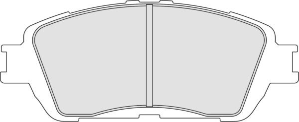 FER-FRP3120H - Ferodo DS2500 Brake Pads; Front - Image 3