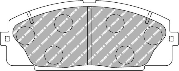 FER-FRP3127H - Ferodo DS2500 Brake Pads; Front - Image 3