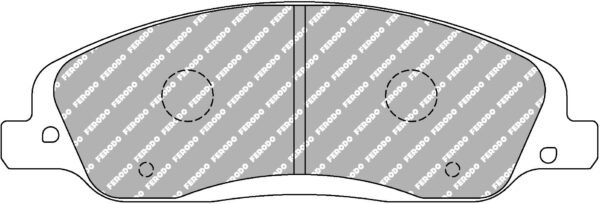 FER-FRP3129H - Ferodo DS2500 Brake Pads; Front - Image 3
