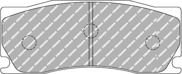 FER-FRP3134R - Ferodo DS3000 Brake Pads; Front - Image 3