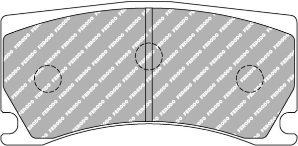 FER-FRP3135G - Ferodo DS3.12 Brake Pads; Front/Rear - Image 3