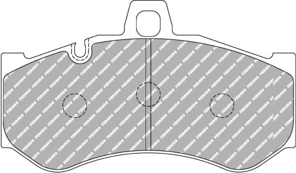 FER-FRP3141H - Ferodo DS2500 Brake Pads; - Image 3
