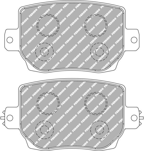 FER-FRP3162H - Ferodo DS2500 Brake Pads; Rear - Image 3