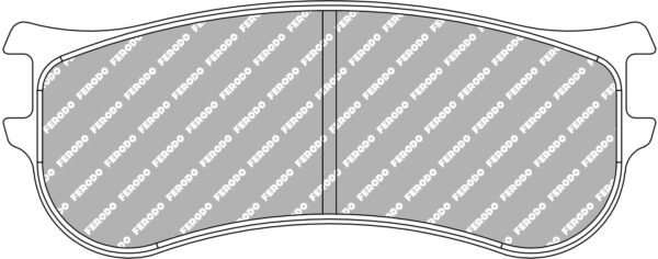 FER-FRP3163TL66 - Ferodo TL66 Brake Pads; Front - Image 3
