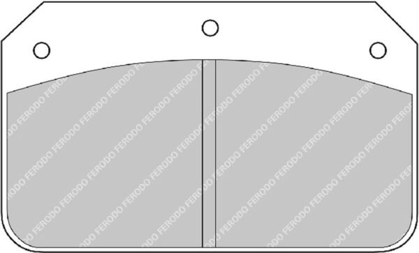 FER-FRP502R - Ferodo DS3000 Brake Pads; - Image 3
