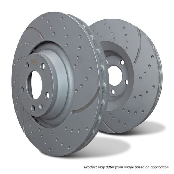 GD1120 - EBC GD Dimpled & Slotted Brake Discs; Front - Image 2