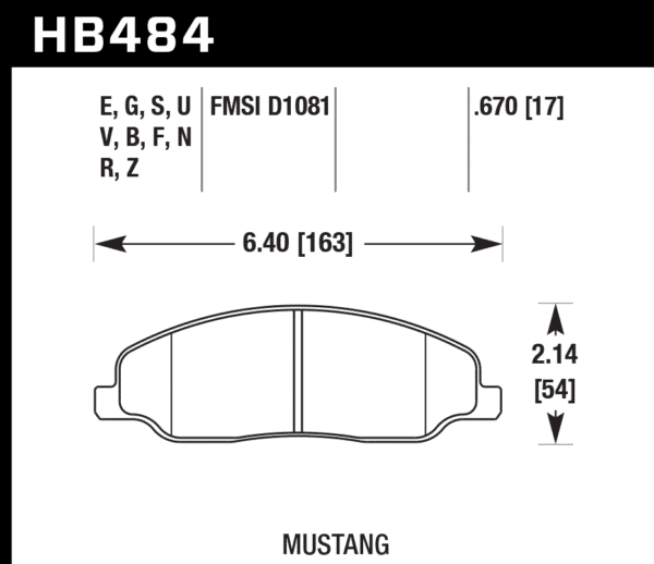 HB484U.670 - Hawk DTC-70 Brake Pads; Front - Image 3