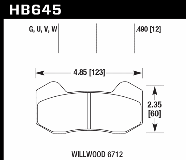 HB645B.490 - Hawk HPS 5.0 Brake Pads; - Image 3