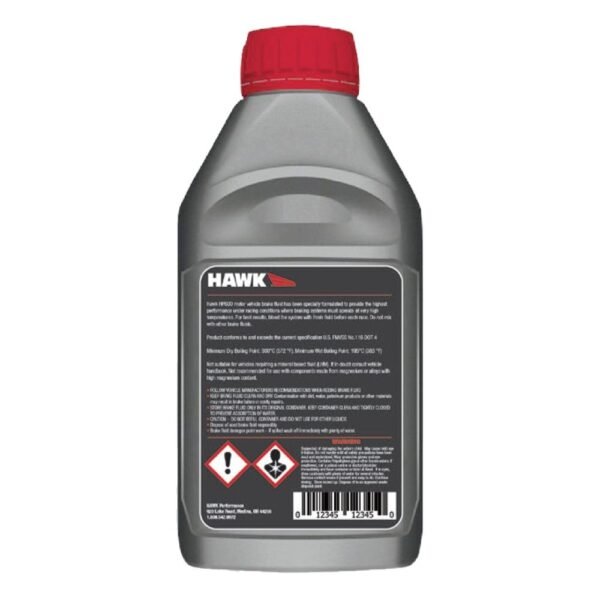 HP600 - Hawk Race Brake Fluid; 500ml - Image 3