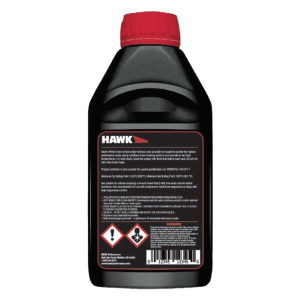 HP660 - Hawk Race Brake Fluid; 500ml - Image 3