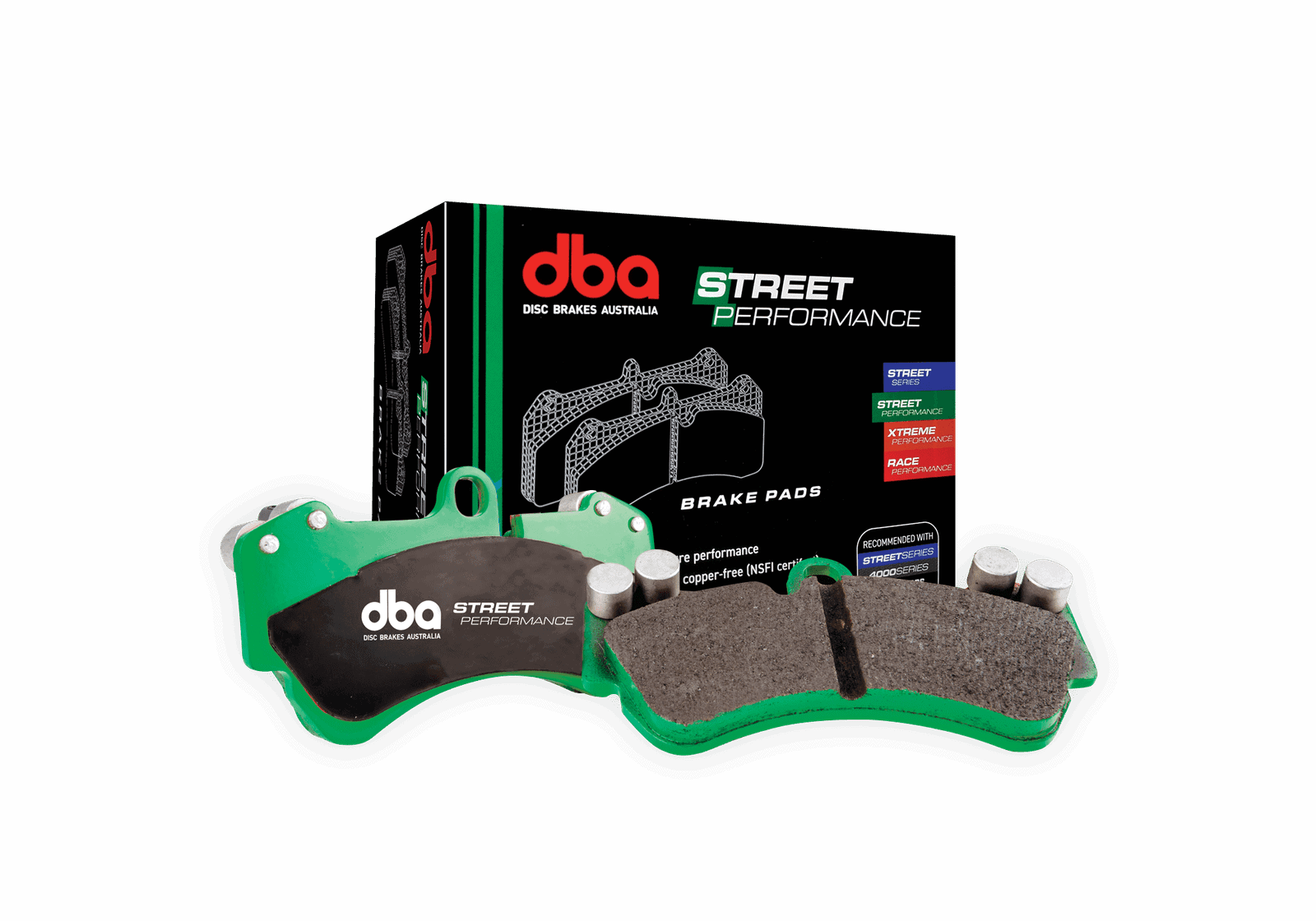 DB7991SP - DBA Street Performance Brake Pads; Front - Image 2