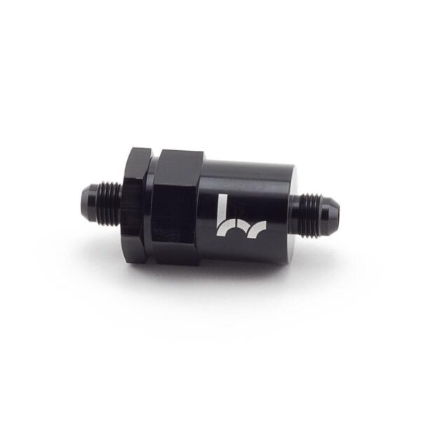 Hybrid Racing- Black Inline Fuel Filter -6AN to -6AN (Universal) - Image 2
