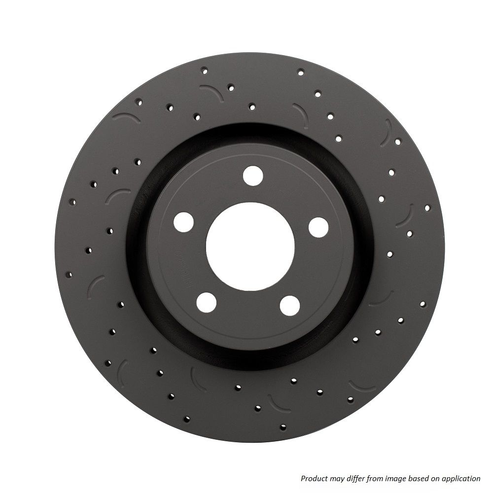 HTC4980 - Hawk Talon Slotted & Drilled Brake Discs; Front - Image 3
