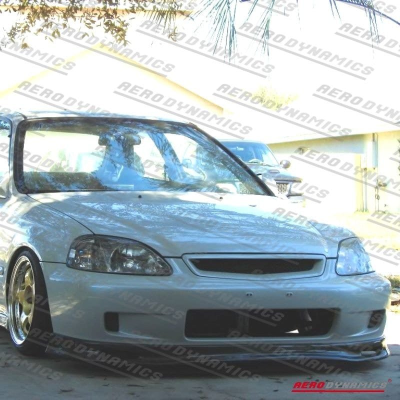 Aerodynamics - Spoon-Style Front Bumperlip PU (Civic 99-01 2/3/4dr) - Image 2