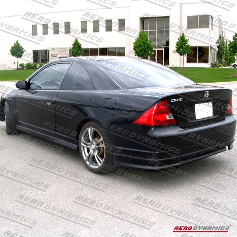 Aerodynamics - Type-R Rear Bumperlip ABS (Civic 01-03 2dr ...