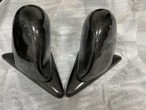 Aerodynamics - Spoon Side Mirrors Carbon (Manual) (Civic 91-96 2/3dr) - Image 2