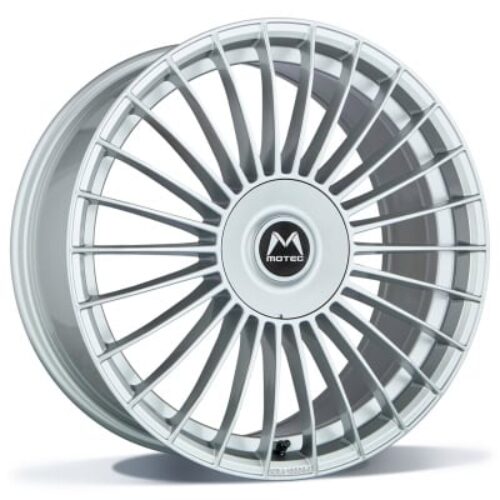 Motec Venom high gloss silver 8.5X19 5X112 5X120 ET: 43 NB: 72.6 10B
