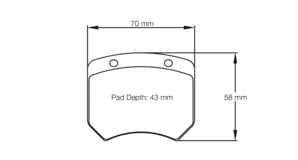 E136329010 - Pagid RSL 29 Brake Pads; Rear - Image 2
