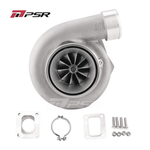 PSR3584 Gen3 Dual Ball Bearing Turbocharger – .82 SS Dual Vband+T4 Adapter, T51R Mod