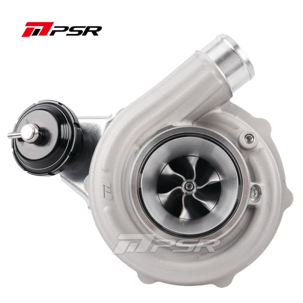 PSR 5449A Curved Point Milled Compressor Wheel Dual Ball Bearing Turbocharger HP Rating 660 - .92A/R T25 IWG(+Vband to T25 Adapter), T51R Mod