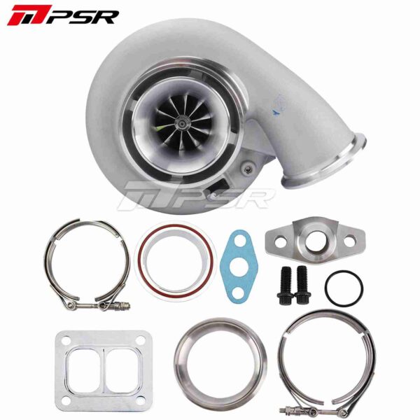 PSR Class Legal 6275G Dual Ball Bearing Turbocharger - T4(divided) inlet, Vband Outlet, 1.28A/R