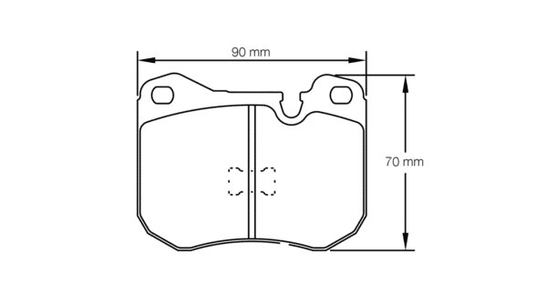 S4703H29E01 - Pagid RSH 29E Brake Pads; Front - Image 2