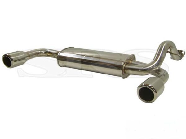 Axleback System Stainless Steel Dual (Civic 87-91 3dr/CRX 87-93)