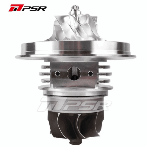 PSR 485DG DUAL BALL BEARING TURBO CURVED POINT MILLED BILLET COMPRESSOR WHEEL – Without…, Without Compressor Cover