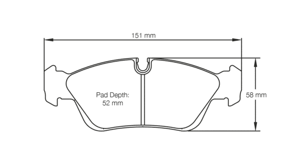S2180T03001 - Pagid RST 3 Brake Pads; Front - Image 2
