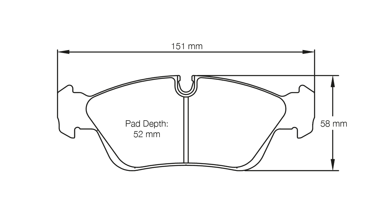 S2180T03001 - Pagid RST 3 Brake Pads; Front - Image 2