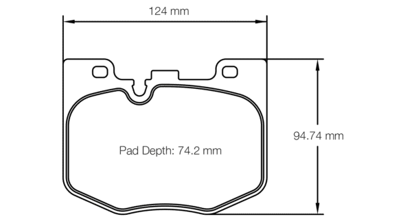 S8275R29001 - Pagid RSL 29 Brake Pads; Front - Image 2