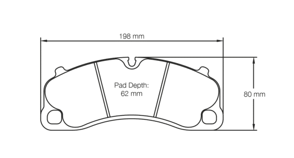 S4924T01001 - Pagid RST 1 Brake Pads; Front - Image 2