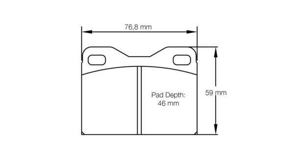 S4623H42001 - Pagid RSH 42 Brake Pads; Front/Rear - Image 2