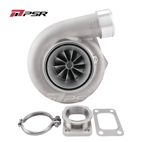 PSR3582 GEN2 Dual Ball Bearing Turbocharger - .64 STAINLESS STEEL DUAL V-BAND+T25 Adapter