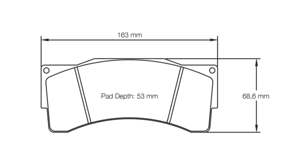 E268829010 - Pagid RSL 29 Brake Pads; Front - Image 2