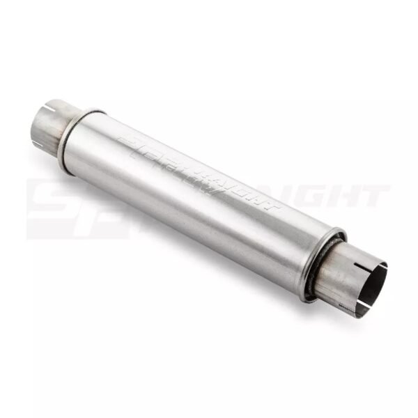 Muffler Round 100mm L-420mm D-76 SS - Image 2