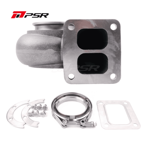Turbine Housing Drop in Precision PTE Ball Bearing Turbo 6870 – 1.0A/R, T4 Divided Inelt, V-band Outlet