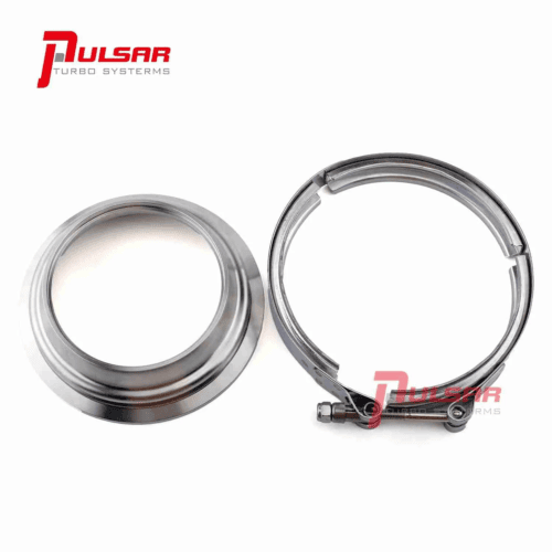 PULSAR 400 T6 Turbo 5 to 4" Stainless Steel Flange Clamp Kit – Flange & Clamp
