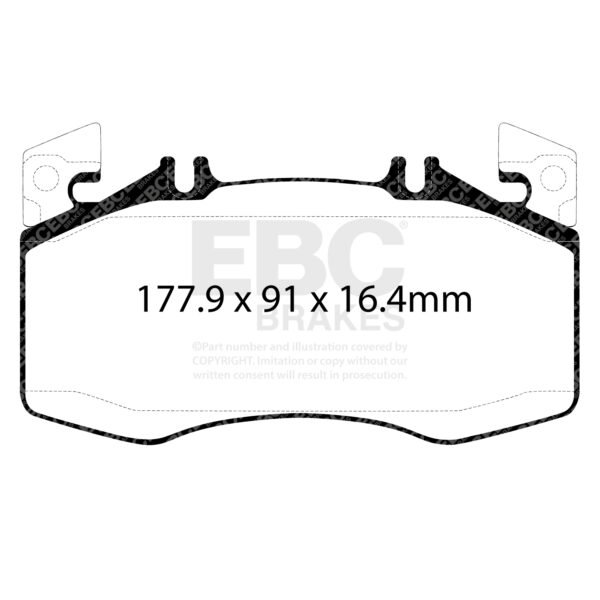 DP52424NDX - EBC Bluestuff Brake Pads; Front - Image 2