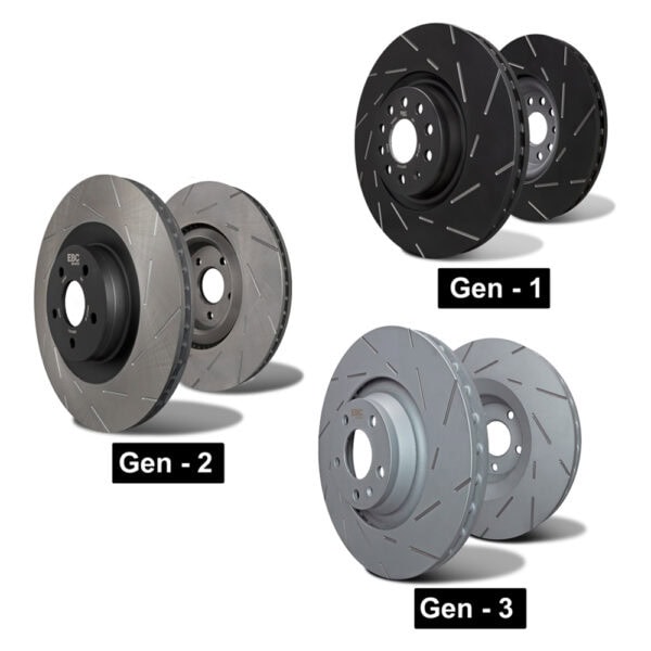 USR2220 - EBC USR Slotted Brake Discs; Front - Image 3