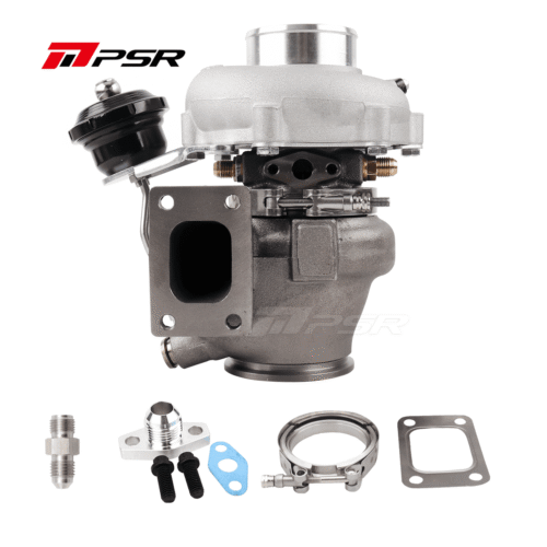 PSR Forward Rotation 5855G Dual Ball Bearing Turbocharger HP Rating 770 – T25 .72 V-Band IWG, T51R Mod