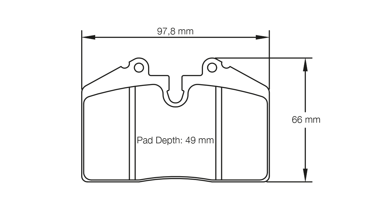 S1203T03001 - Pagid RST 3 Brake Pads; Front/Rear - Image 2