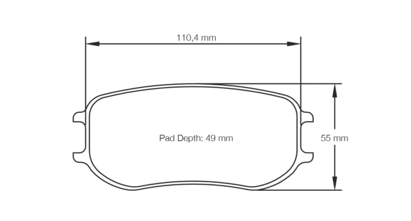 S4921R29001 - Pagid RSL 29 Brake Pads; Rear - Image 2