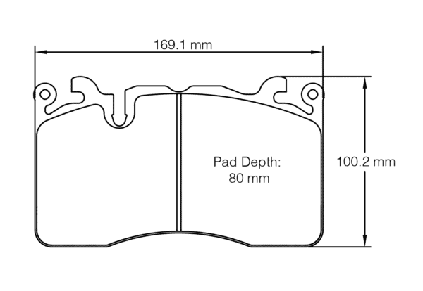 S8269C01001 - Pagid RSC 1 Brake Pads; Front - Image 2