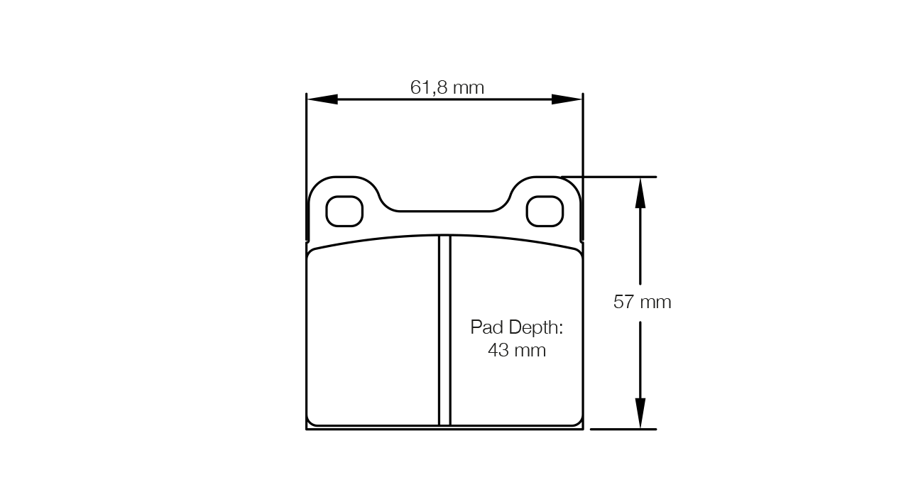 S4304H29E01 - Pagid RSH 29E Brake Pads; Front/Rear - Image 2