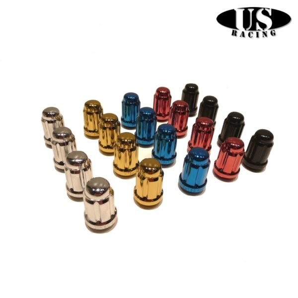 US-Racing OEM Tuner Nut Round Conical Type M12x1.50 Gold (Universal) - Image 4