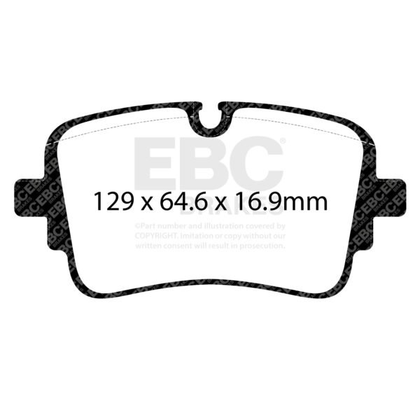 DP52456NDX - EBC Bluestuff Brake Pads; Rear - Image 2