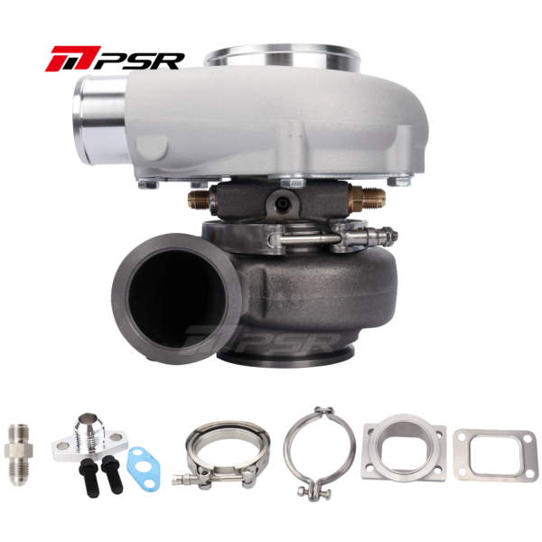 PSR Forward Rotation 6262G Dual Ball Bearing Turbocharger HP Rating 900 - T3 1.01A/R(Dual vband 1.01A/R + An adapter Vband to T3)