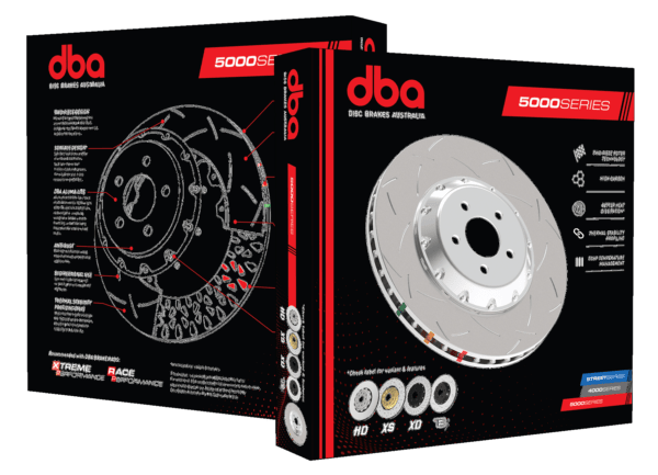 DBA52908BLKLS - 5000 Series T3 Brake Rotor; Front - Image 4