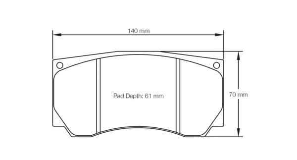 S3278T01001 - Pagid RST 1 Brake Pads; - Image 2